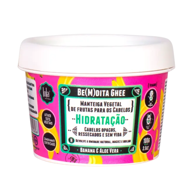 LOLA BENDITA GHEE HIDRATANTE BANANA E ALOE VERA 100G
