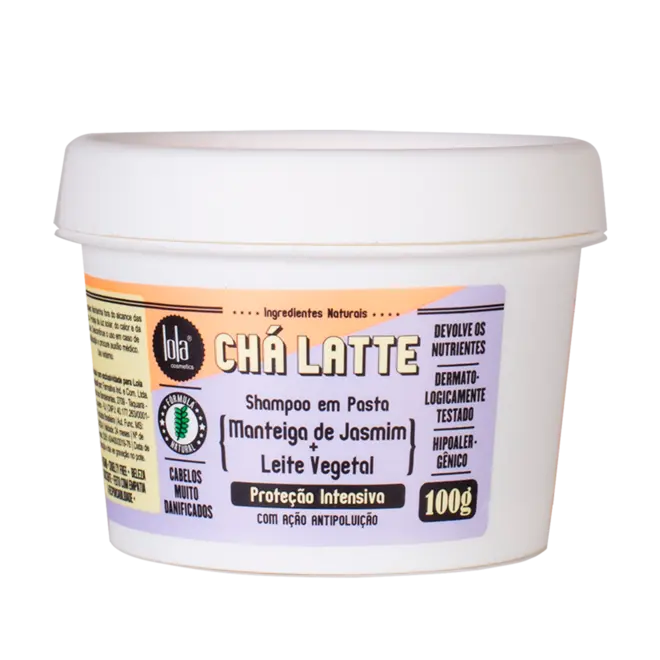 LOLA CHÁ LATTE JASMIM SHAMPOO EM PASTA 100G