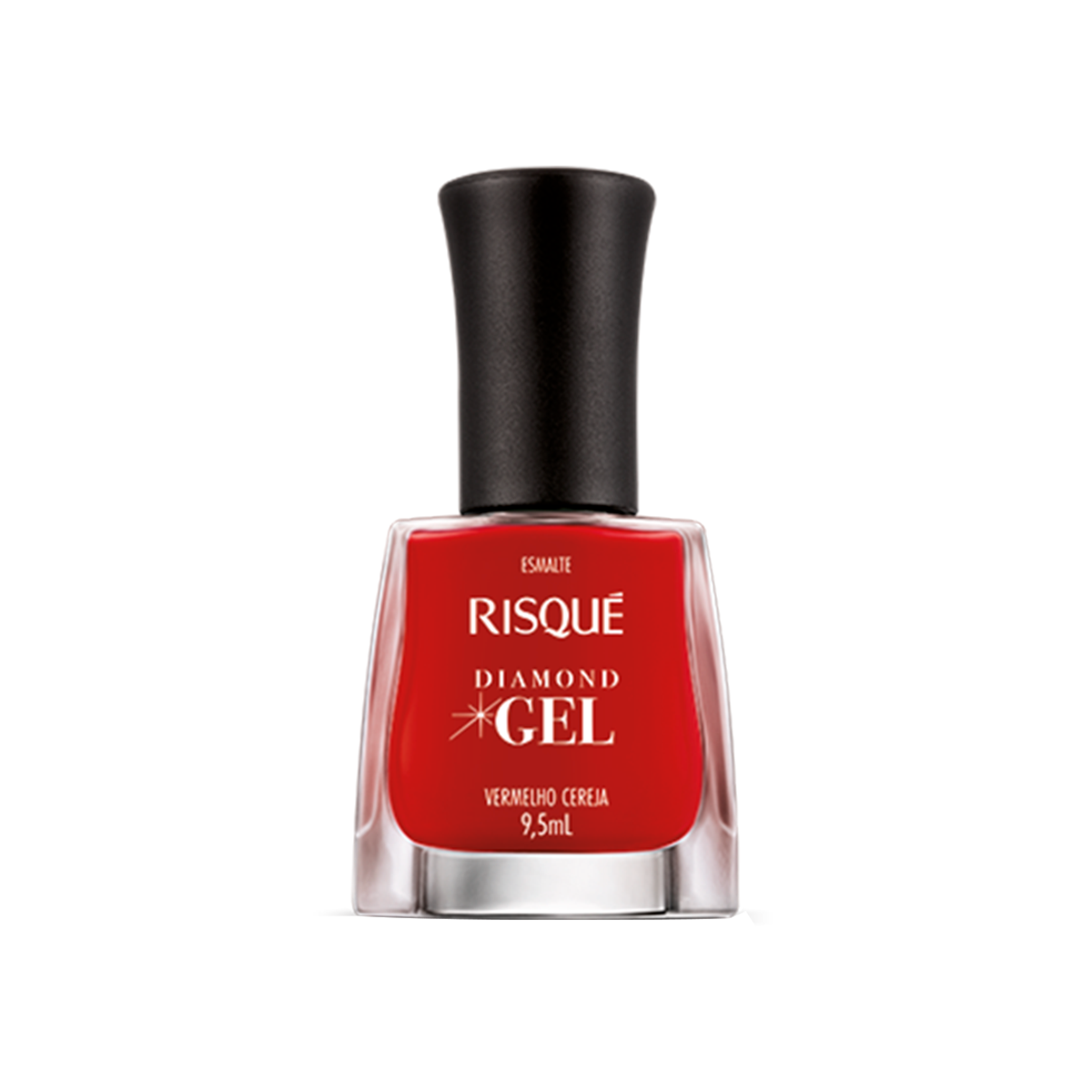 RISQUE ESMALTE DIAMOND GEL VERMELHO CEREJA 8ML - RISQUE ESMALTE DIAMOND ...