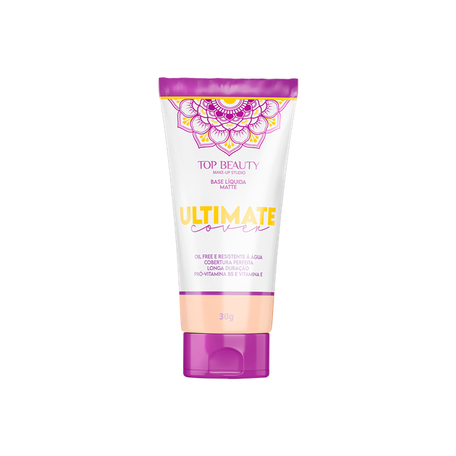 TOP BEAUTY BASE LÍQUIDA ULTIMATE COVER COR 01 TOP BEAUTY BASE LÍQUIDA