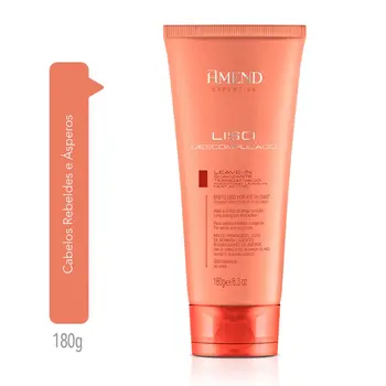 AMEND SUAVIZANTE COM PROTEÇÃO TÉRMICA AMEND EXPERTISE LISO DESCOMPLICADO  LEAVE-IN  180G