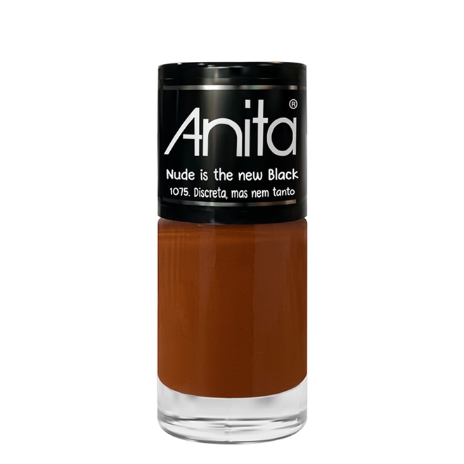 ANITA NUDE IS THE NEW BLACK DISCRETA, MAS NEM TANTO 10ML - ANITA ESMALTE NUDE IS THE NEW BLACK