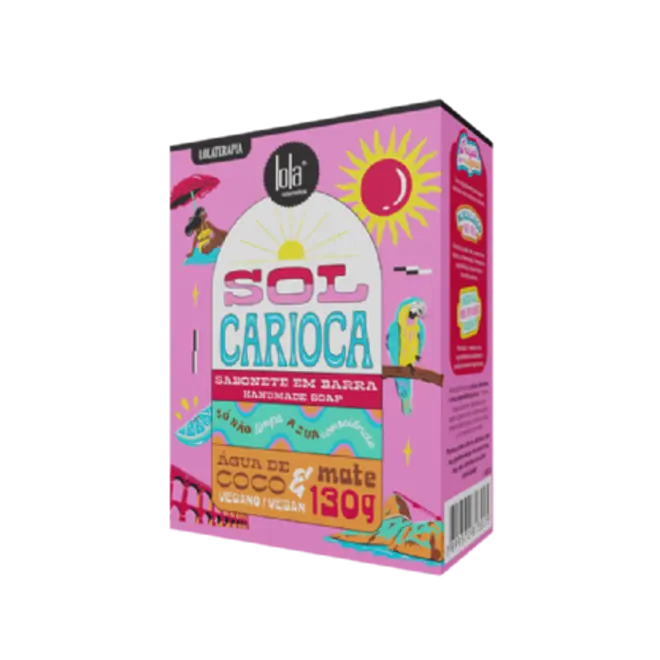 LOLA SOL CARIOCA SABONETE EM BARRA 130G