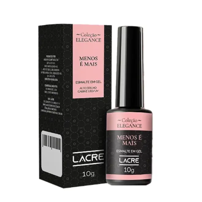LACRE ESMALTE GEL MENOS É MAIS 10ML