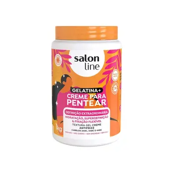 SALON LINE CREME PENTEAR CONDICIONADOR GELATINA+ DEFINIÇÃO EXTRAORDINÁRIA 1KG