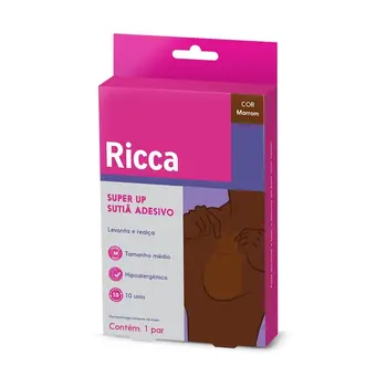 RICCA SUTIÃ ADESIVO MARROM M