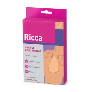 RICCA SUTIÃ ADESIVO BEGE M