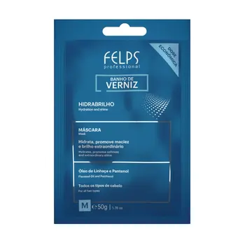 FELPS BANHO VERNIZ MASCARA SACHE DOSE ECONOMICA 50G