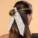 PROART  LARGE WHITE W HEART SCRUNCHIE