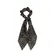PROART LARGE BLACK FLOWERED SCRUNCHIE