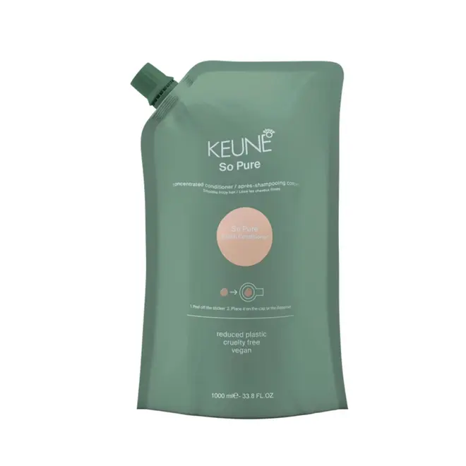 KEUNE SO PURE POLISH CONDICIONADOR REFILL  1000ML