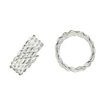PROART ANEIS DE CABELO SILVER STYLISH 14UN