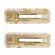 PROART PRESILHAS GLAM DOURADA 2PCS