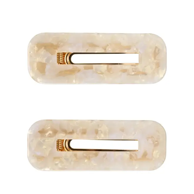 PROART PRESILHAS GLAM BRANCO 2PCS