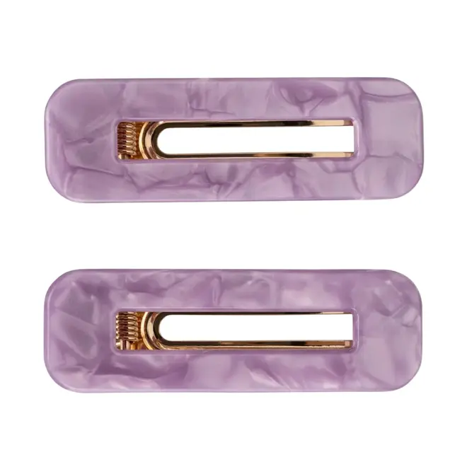 PROART PRESILHA BICO DE PATO LILAS 2 PEÇAS