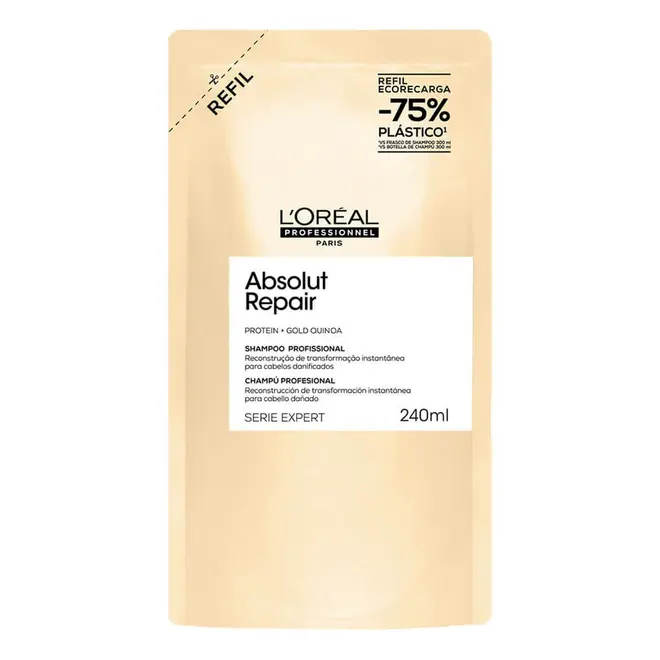 LOREAL ABSOLUT REPAIR SHAMPOO REFIL 240ML