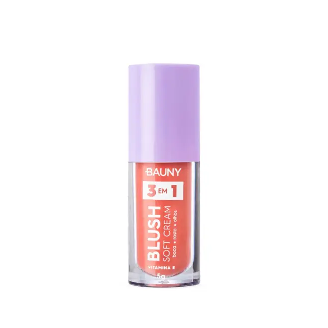 BAUNY BLUSH LIQUIDO SOFT CREAM 3 EM 1 WISHES 5G