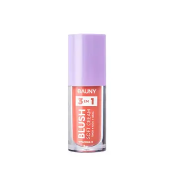 BAUNY BLUSH LIQUIDO SOFT CREAM 3 EM 1 WISHES 5G