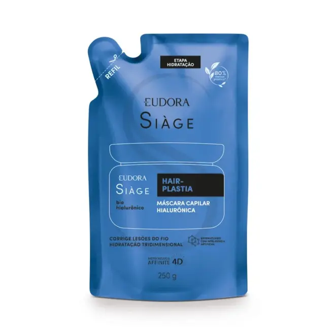 EUDORA SÌAGE HAIR PLASTIA REFIL MÁSCARA CAPILAR 25