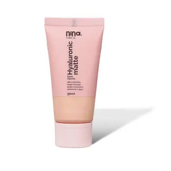 NINA MAKE UP HYALURONIC MATTE BASE LIQUIDA COR 1 3