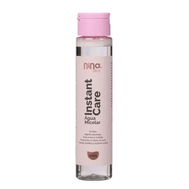 NINA MAKE UP INSTANT CARE ÁGUA MICELAR 120ML