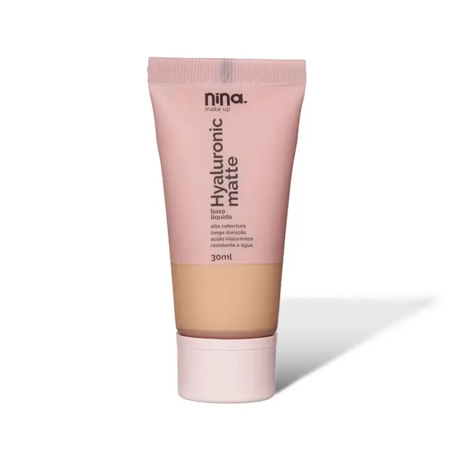 NINA MAKE UP HYALURONIC MATTE BASE LIQUIDA COR 3 3