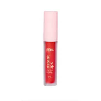 NINA MAKE UP INSTANT LIPS BATOM LIQUIDO MATTE RUBI