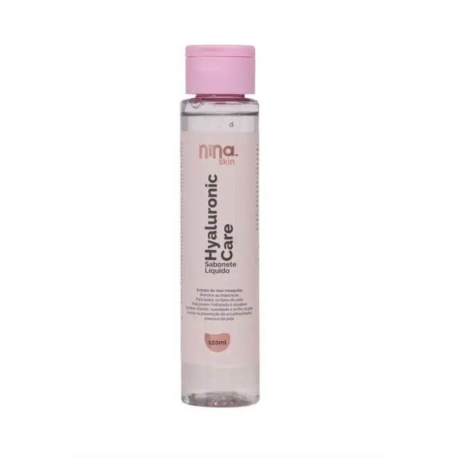 NINA MAKE UP HYALURONIC CARE SABONETE LIQUIDO 120M