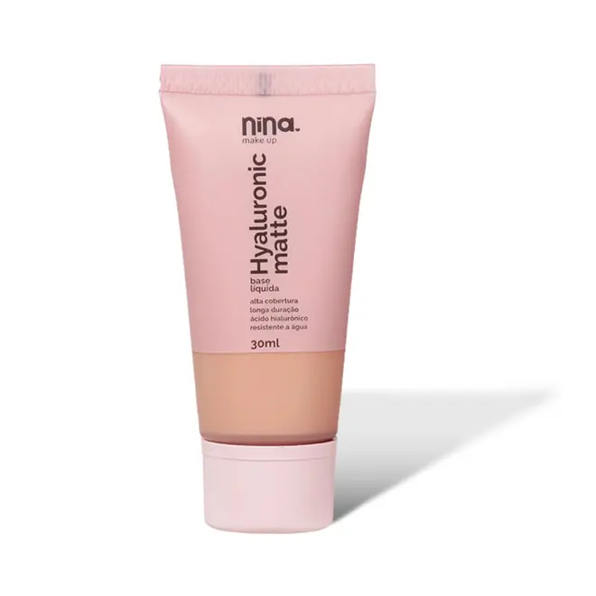 NINA MAKE UP HYALURONIC MATTE BASE LIQUIDA COR 2.5