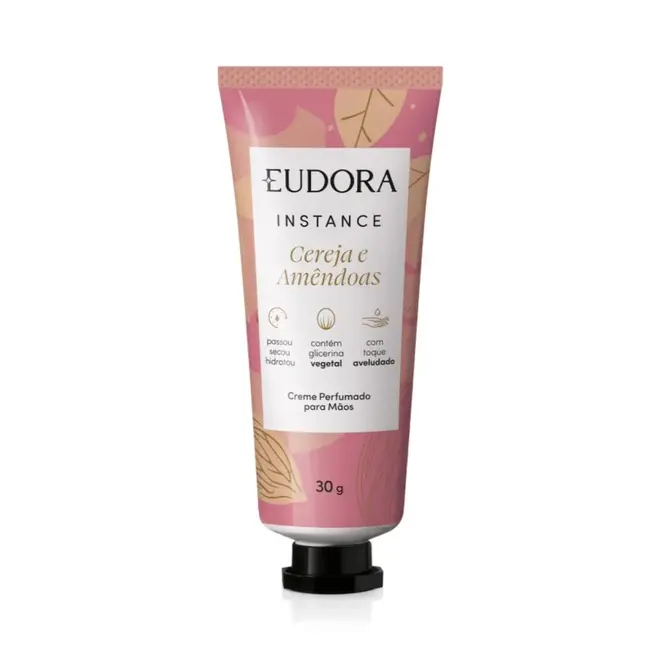 EUDORA INSTANCE CEREJA E AMÊNDOAS CREME DE MÃOS 30