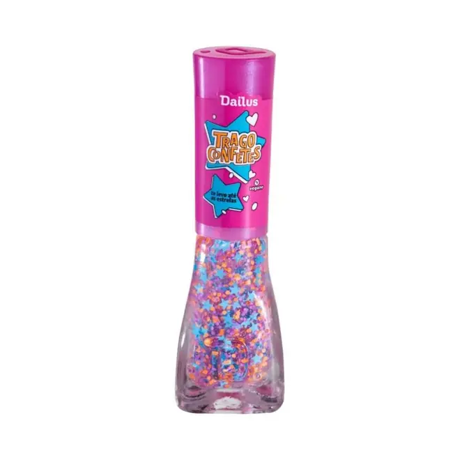 DAILUS ESMALTE TRAGO CONFETES TE LEVO ATE AS ESTRELAS 8ML