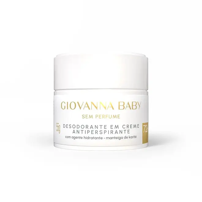 GIOVANNA BABY DESODORANTE EM CREME SEM PERFUME 55G