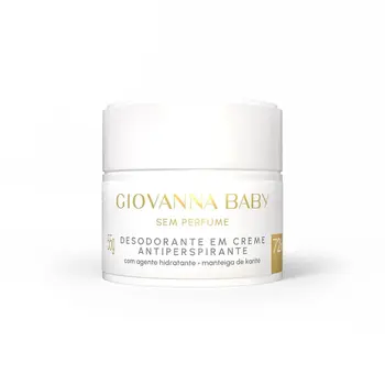 GIOVANNA BABY DESODORANTE EM CREME SEM PERFUME 55G