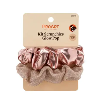 PROART KIT DE SCRUNCHIE ROSE 2PCS
