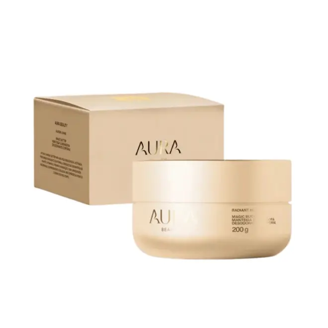 AURA BEAUTY MANTEIGA ILUMINADORA CORPORAL RADIANT HERA 200G
