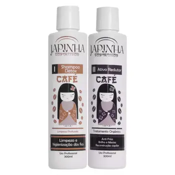 JAPINHA KIT PROGRESSIVA CAFÉ ORGANICO SHAMPOO - ATIVO 300ML