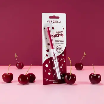 VIZZELA CHERRY LAPISEIRA PARA OLHOS BORDÔ 300MG