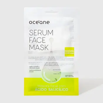 OCEANE MÁSCARA FACIAL COM ÁCIDO SALICÍLICO SERUM FACE MASK 20ML