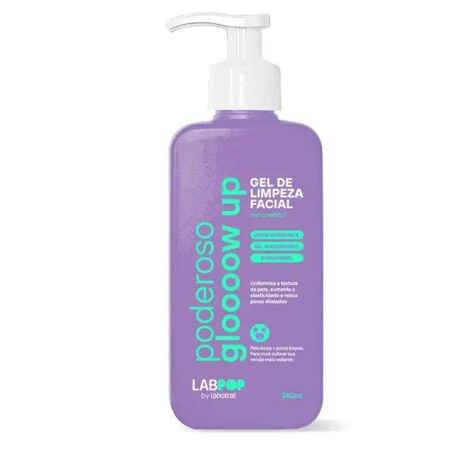 LABOTRAT LABPOP PODEROSO GLOW UP GEL DE LIMPEZA FACIAL 240ML