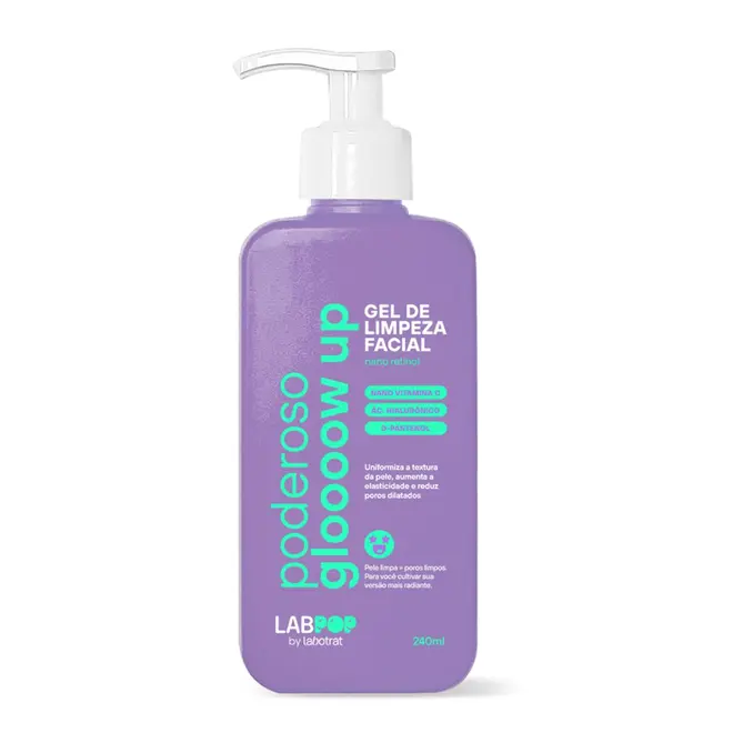 LABOTRAT LABPOP HATER DA OLEOSIDADE GEL DE LIMPEZA FACIAL 240ML