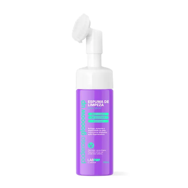 LABOTRAT LABPOP PODEROSO GLOW UP ESPUMA DE LIMPEZA 130ML
