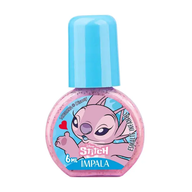 IMPALA ESMALTE INFANTIL STITCH GLITTER NUNCA ABANDONAR