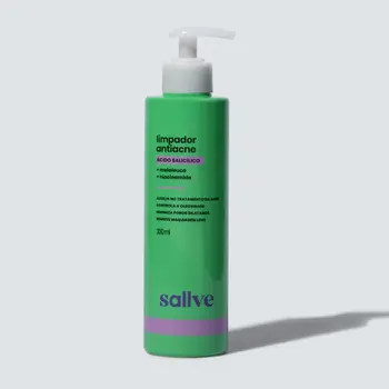 SALLVE LIMPADOR FACIAL ANTIACNE 300ML