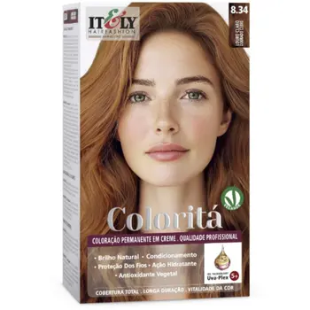 ITELY COLORITÁ COLORAÇÃO EM CREME 4.66 CASTANHO MEDIO VERMELHO INTENSO 50G