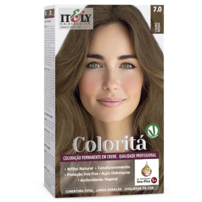 ITELY COLORITÁ COLORAÇÃO EM CREME 6.7 LOURO ESCURO MARROM 50G
