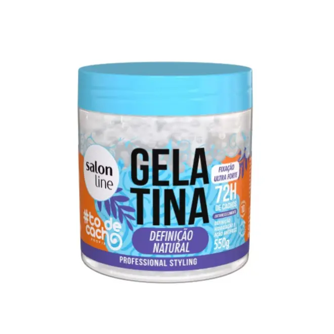 SALON LINE #TODECACHO GELATINA DEFINICAO NATURAL 550G