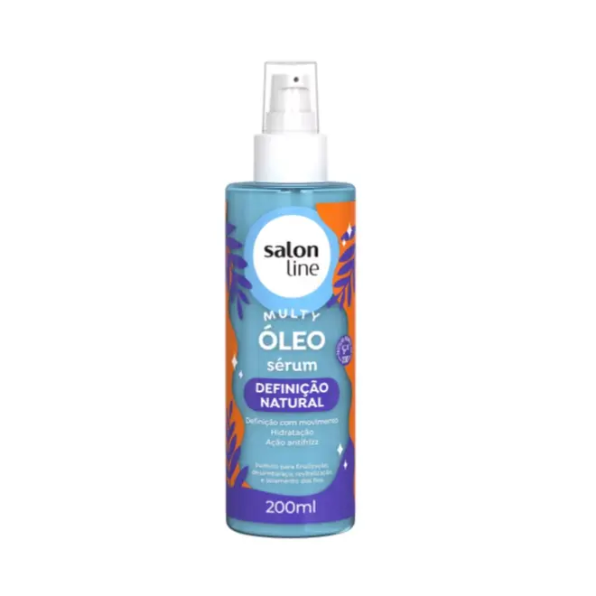 SALON LINE CACHOS DO SONHOS OLEO SERUM MULTY DEFINICAO NATURAL 200ML