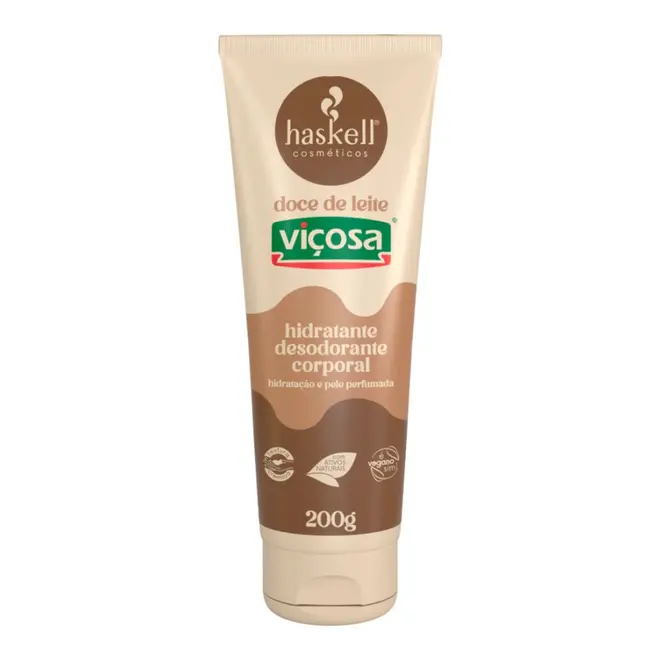 HASKELL HIDRATANTE DESODORANTE CORPORAL DOCE DE LEITE 200G