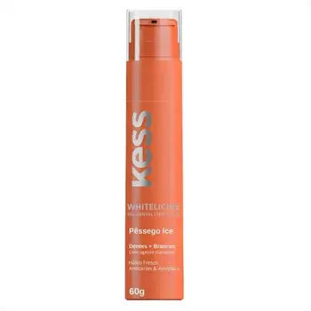 KESS GEL DENTAL WHITELICIOUS PESSEGO ICE 60G