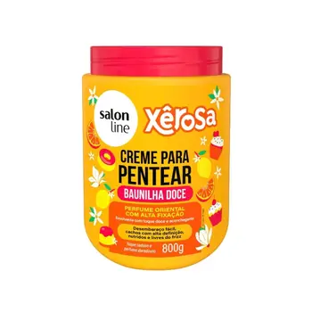 SALON LINE XEROSA CREME DE PENTEAR BAUNILHA DOCE 800G